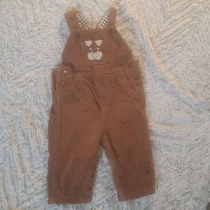 Corduroy Bear Overall